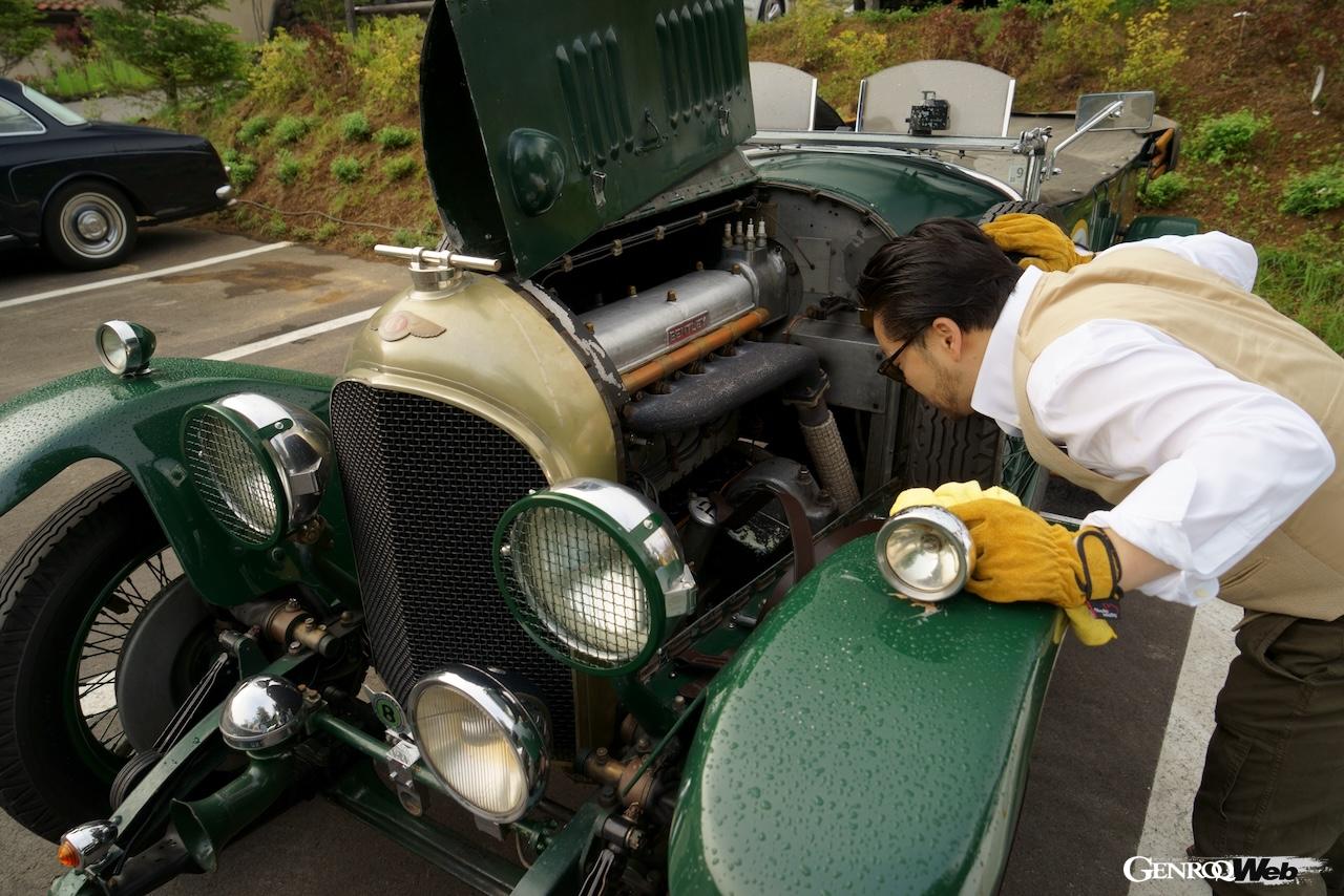 今回、自動車専門学校・大学に無償貸与される1926年製「ベントレー3 リッター スピード」。