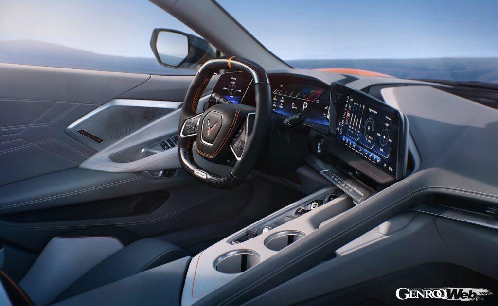 2026年型「シボレー コルベット」のインテリア。