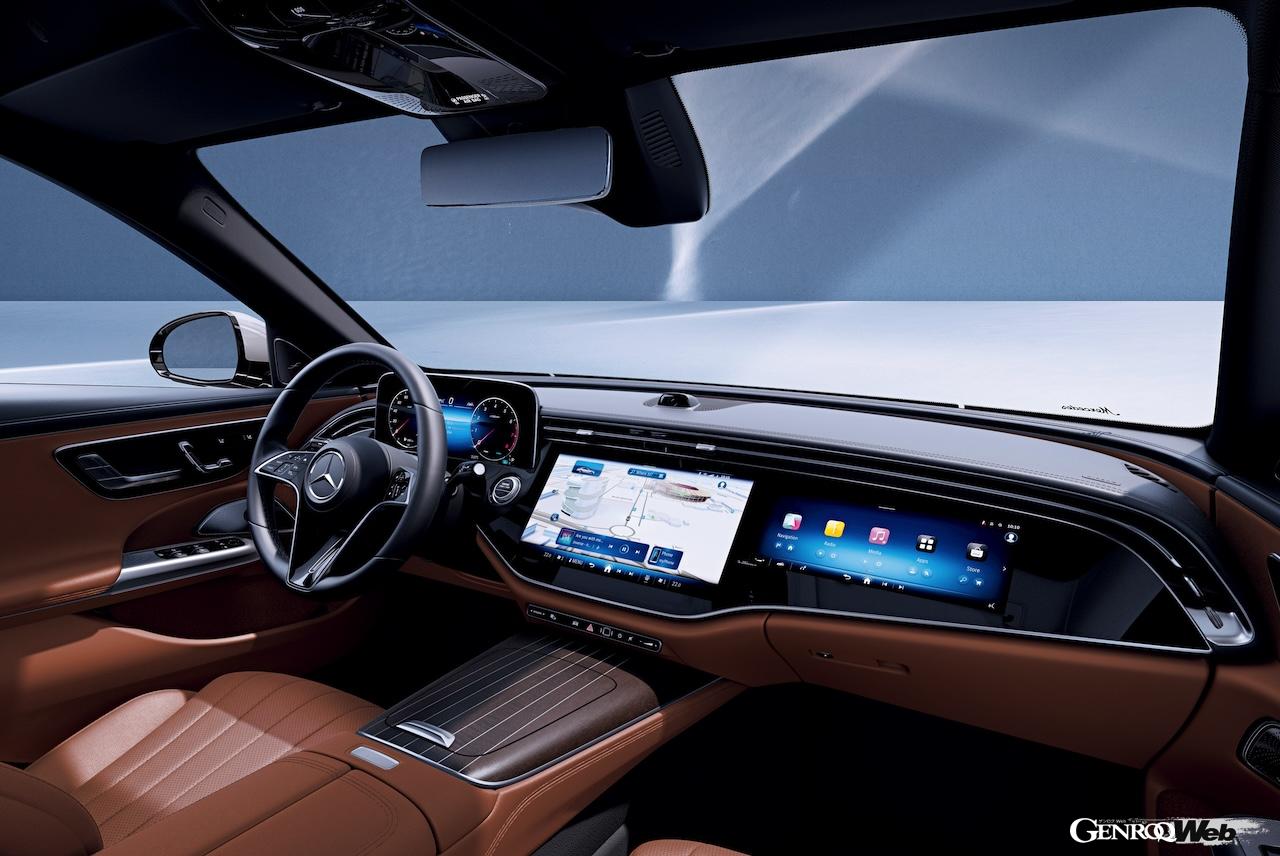 内装色はエクステリアカラーに合わせて、トンカブラウンとマキアートベージュが用意された。