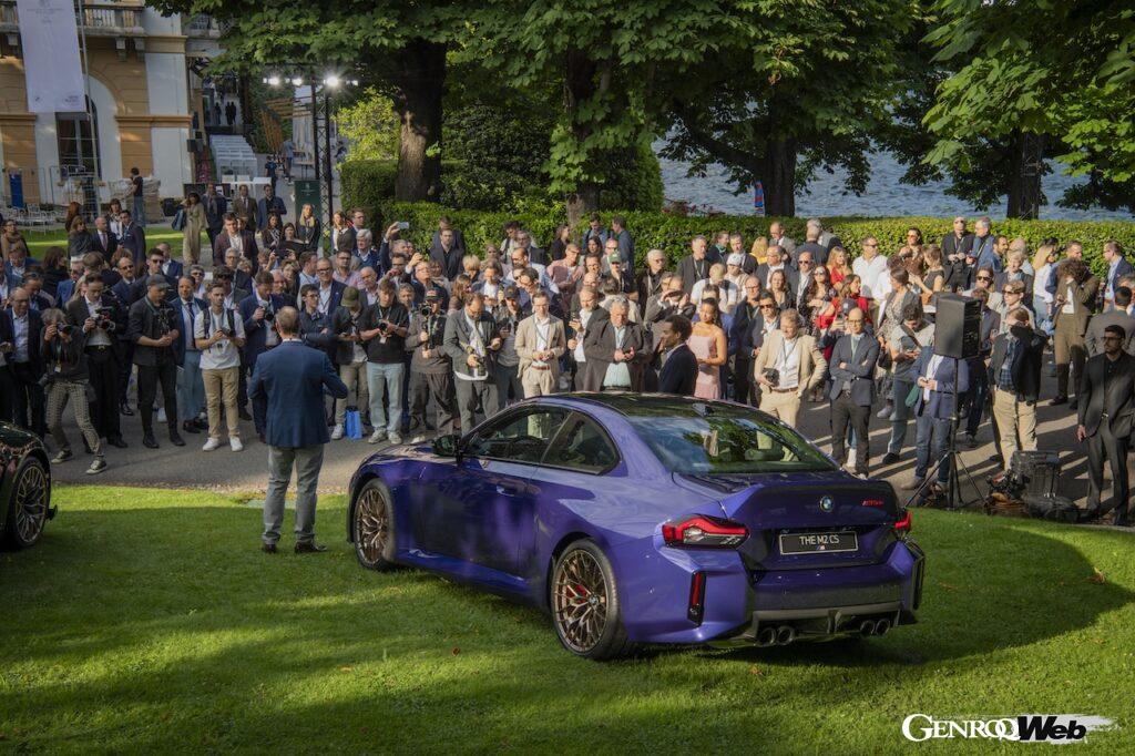 「コンコルソ・デレガンツァ・ヴィラ・デステ」において行われた、「M2 CS」のアンベールイベント。