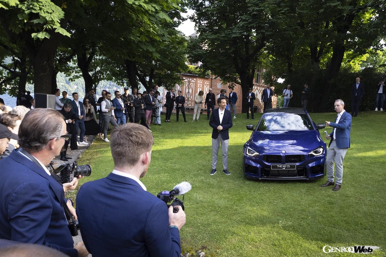 「コンコルソ・デレガンツァ・ヴィラ・デステ」において行われた、「M2 CS」のアンベールイベント。