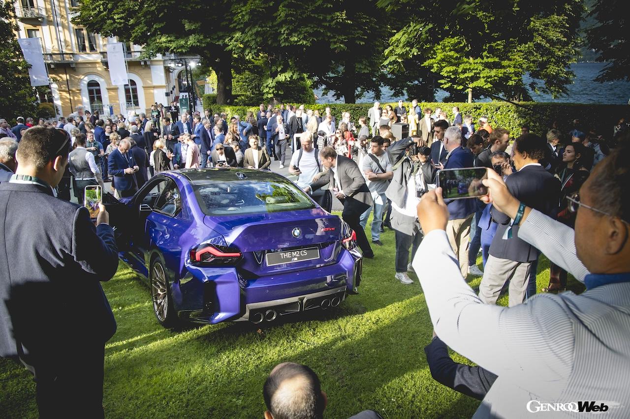 「コンコルソ・デレガンツァ・ヴィラ・デステ」において行われた、「M2 CS」のアンベールイベント。