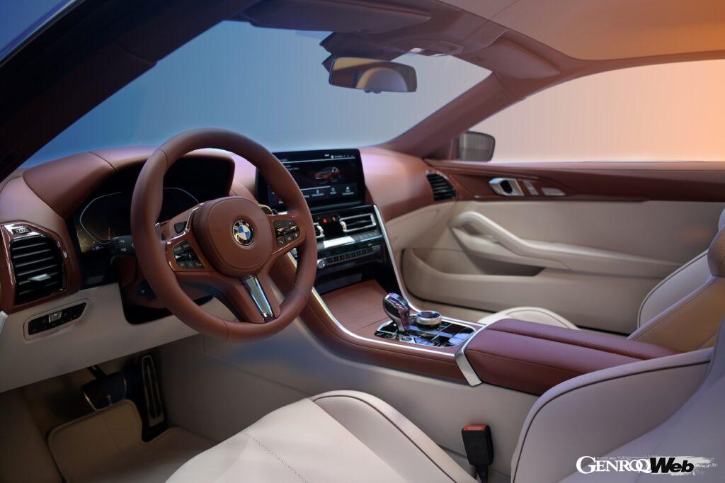 「BMW コンセプト スピードトップ」のインテリア。