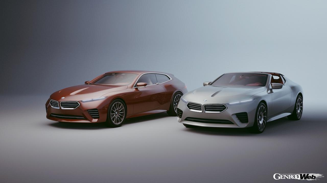 「BMW コンセプト スピードトップ」は、昨年のコンコルソ・デレガンツァ・ヴィラ・デステで公開された「コンセプト スカイトップ」と共通のデザイン言語が採用された。