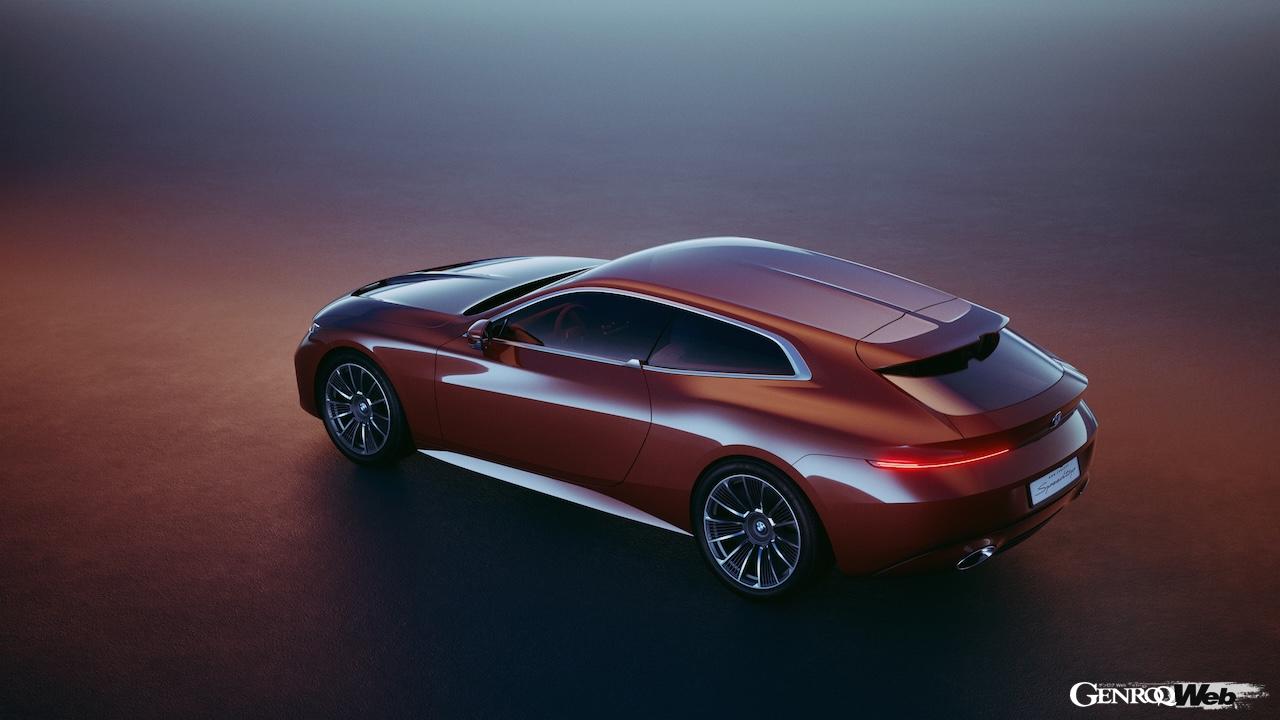 「BMW コンセプト スピードトップ」のエクステリア。