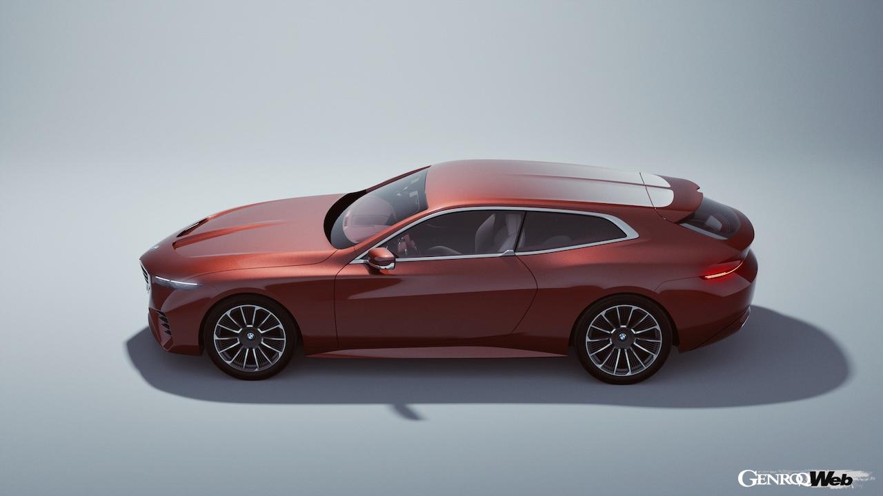 「BMW コンセプト スピードトップ」のエクステリア。