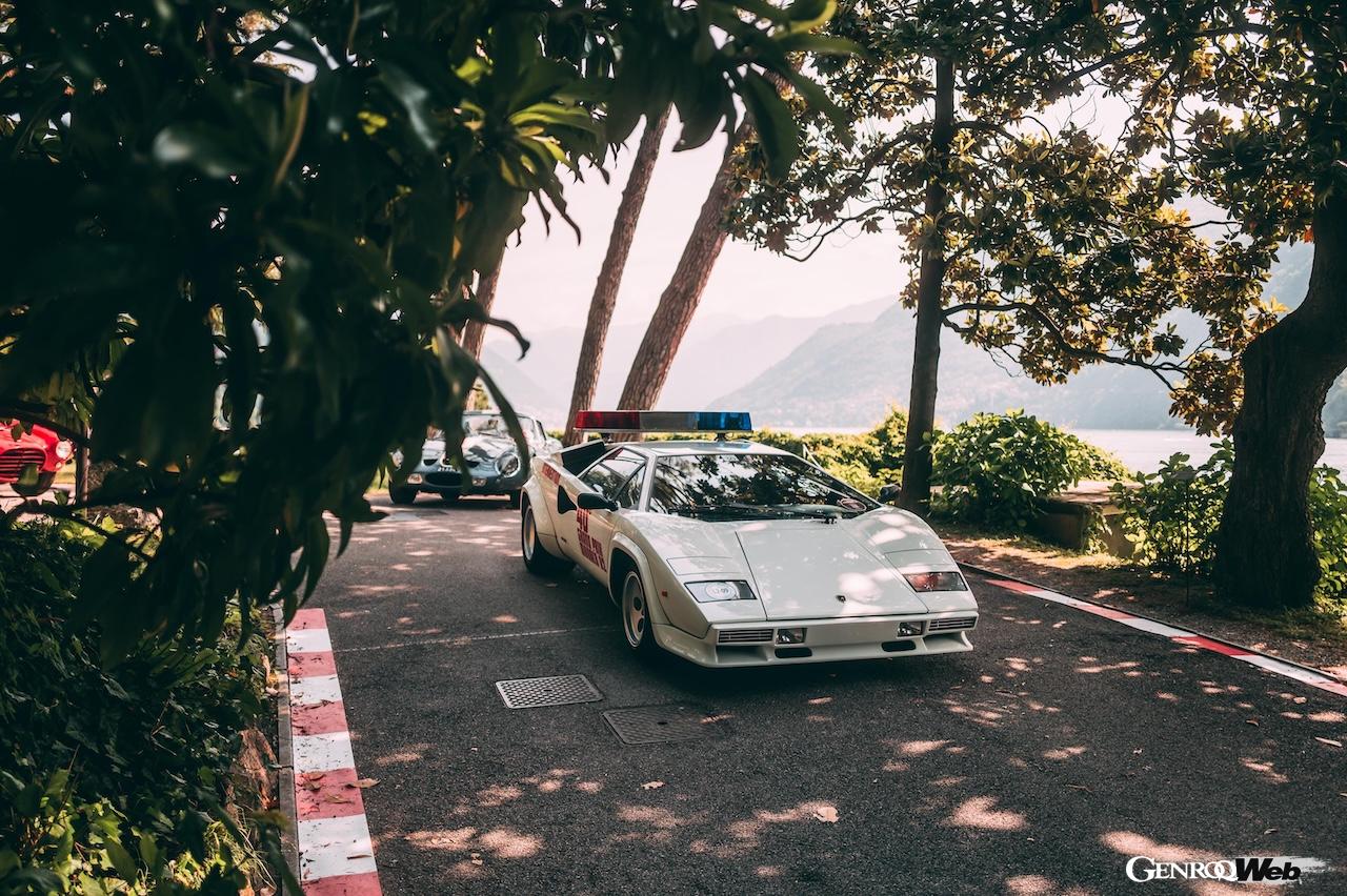 フオリコンコルソに登場した「カウンタックLP400 S ペースカー」。