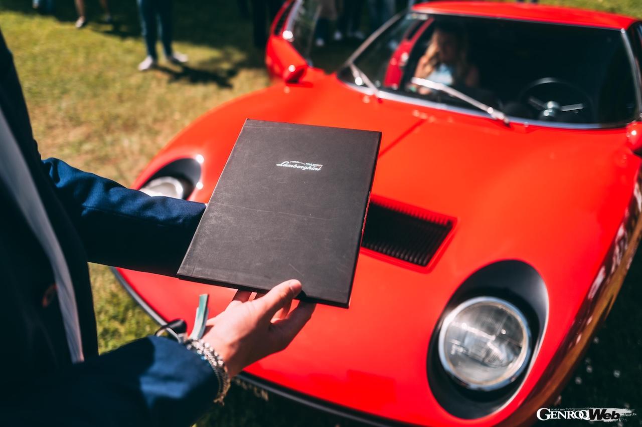 今回、真紅のミウラ SVが、コンコルソ・ディ・エレガンツァ・ヴィラ・デステのコンペティションに参加した唯一のランボルギーニとなった。