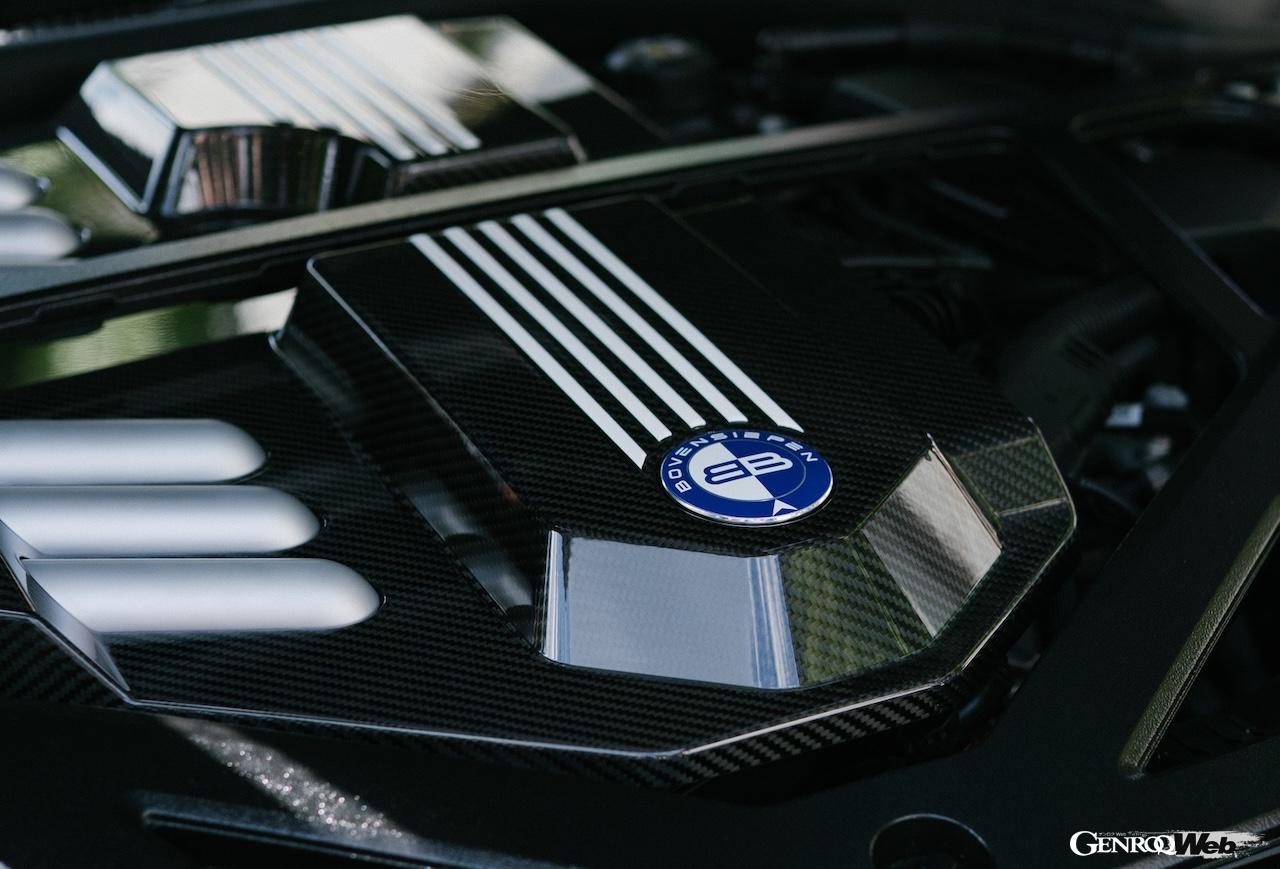 パワーユニットは、ボーフェンジーペンによってチューンされた3.0リッター直列6気筒エンジンを搭載。最高出力は611PSを発揮する。