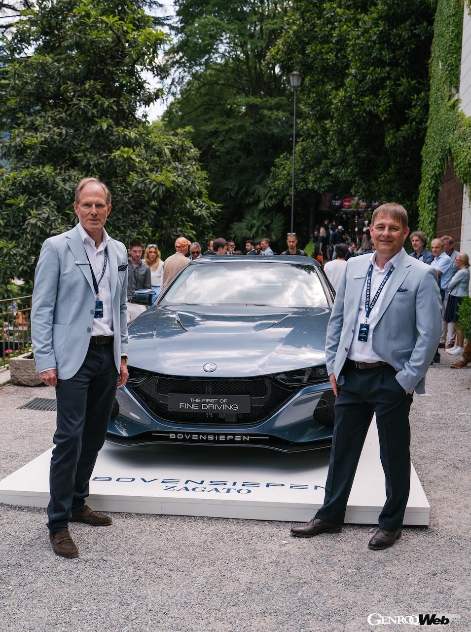 「ボーフェンジーペン ザガート」を公開した、アンドレアス・ボーフェンジーペン（左）とフローリアン・ボーフェンジーペン（右）。