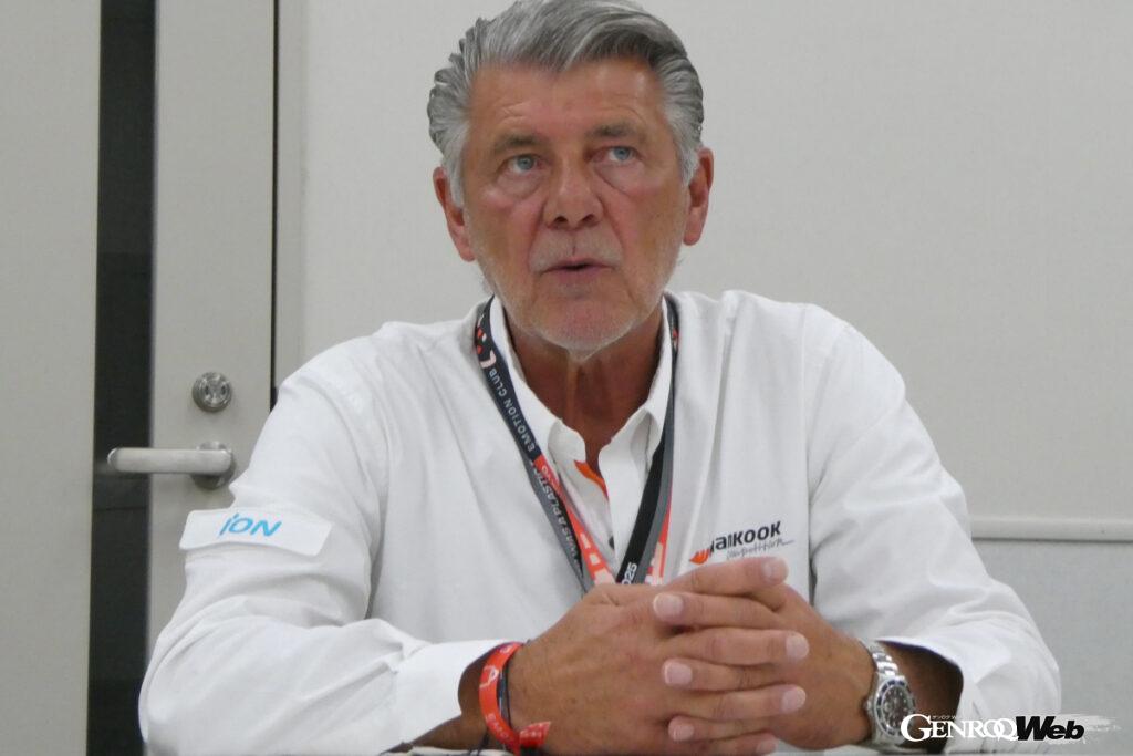 ハンコックモータースポーツ シニアディレクター
マンフレッド・ザントビヒラー氏
Manfred Sandbichler