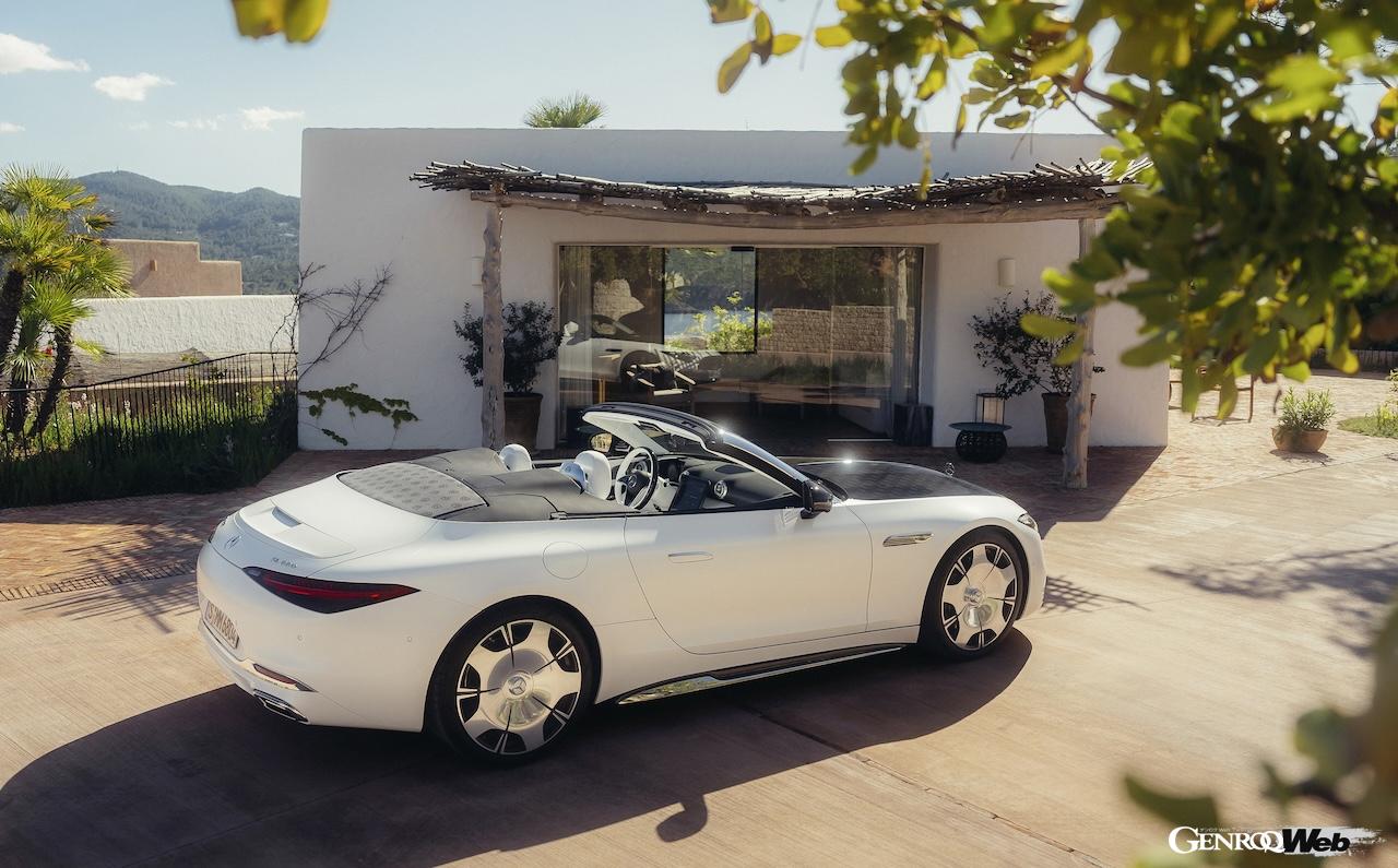 「メルセデス・マイバッハ SL 680 モノグラム シリーズ」のエクステリア。