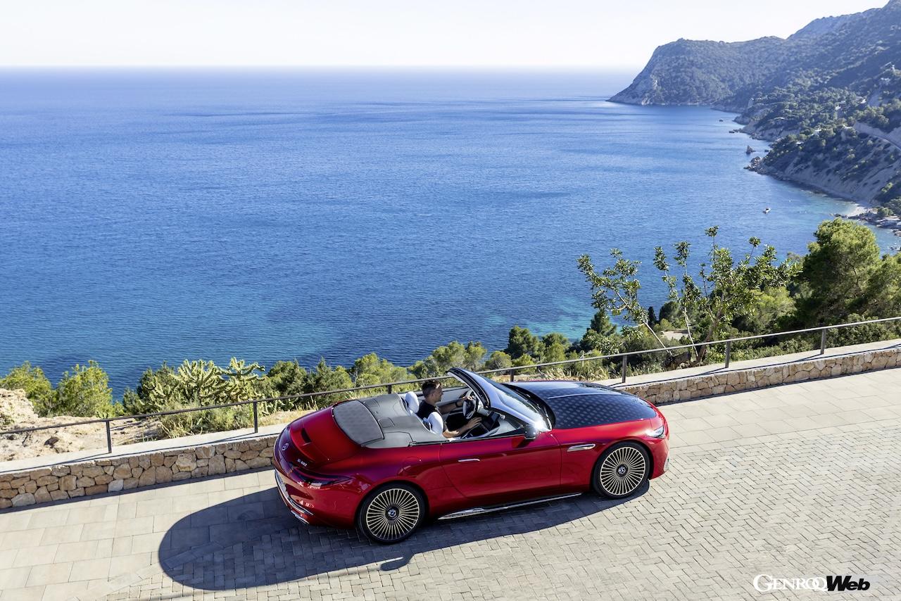 「メルセデス・マイバッハ SL 680 モノグラム シリーズ」のエクステリア。