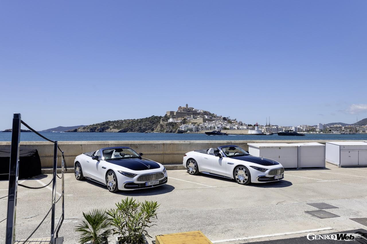 「メルセデス・マイバッハ SL 680 モノグラム シリーズ」のエクステリア。