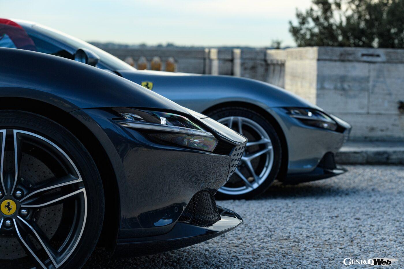 2019年11月に誕生したフェラーリ ローマは、カリフォルニアやポルトフィーノの流れをくむフェラーリのGTモデル。