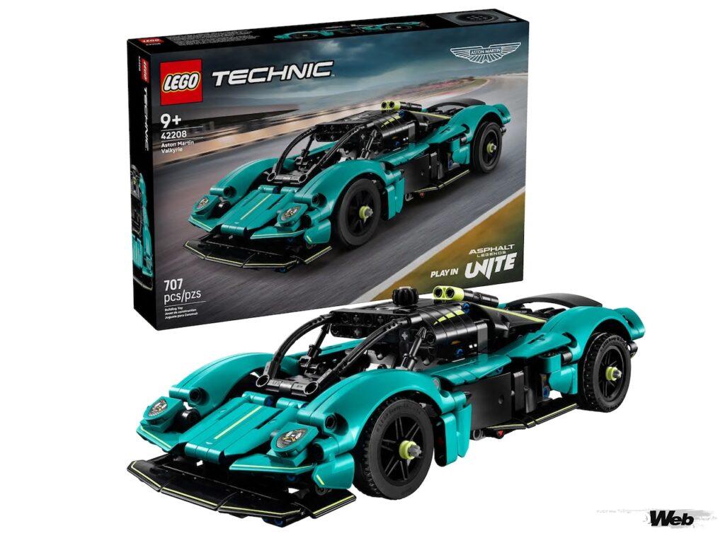日本では9280円で販売される「レゴ テクニック Aston Martin Valkyrie」。