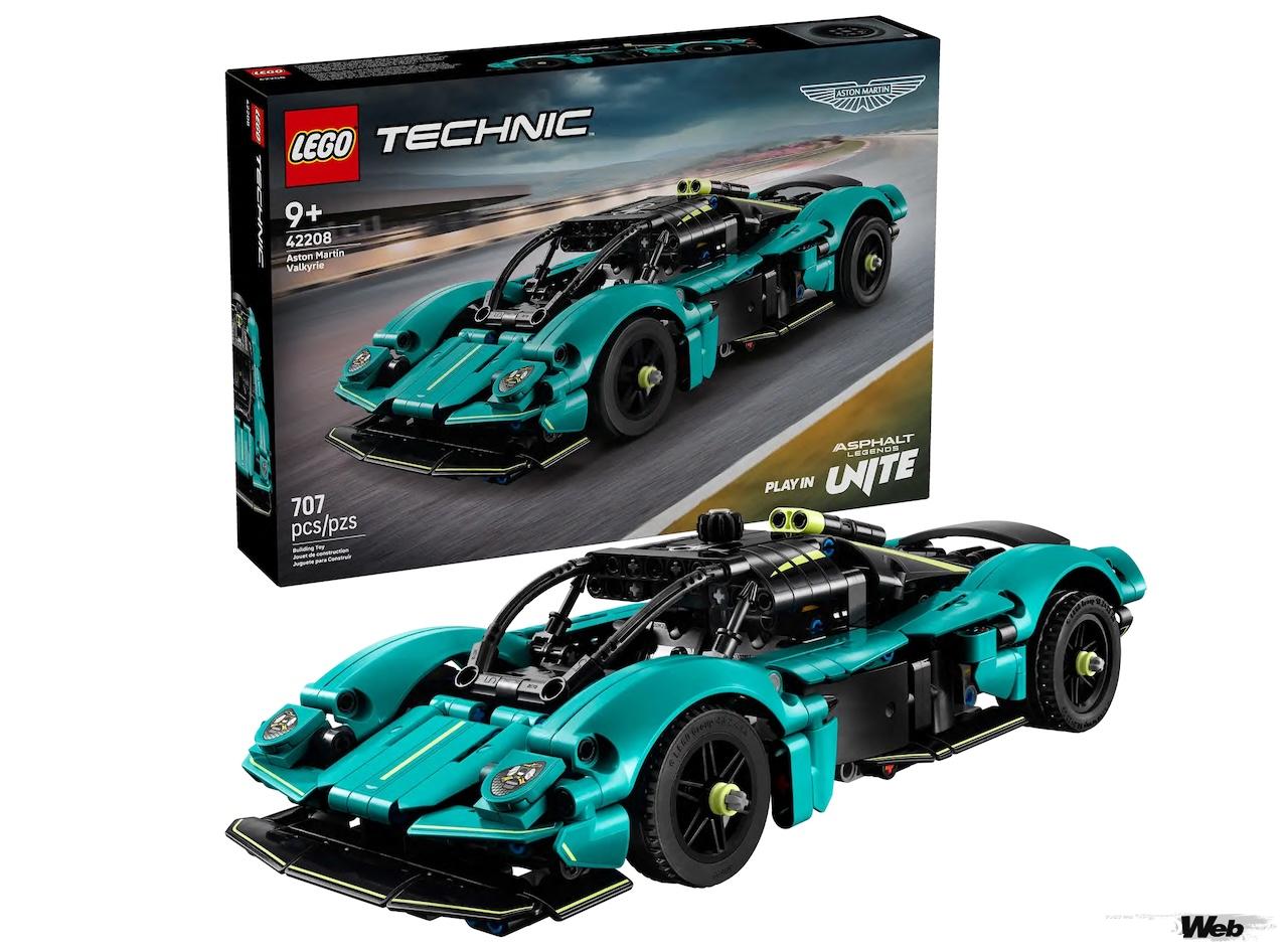 日本では9280円で販売される「レゴ テクニック Aston Martin Valkyrie」。