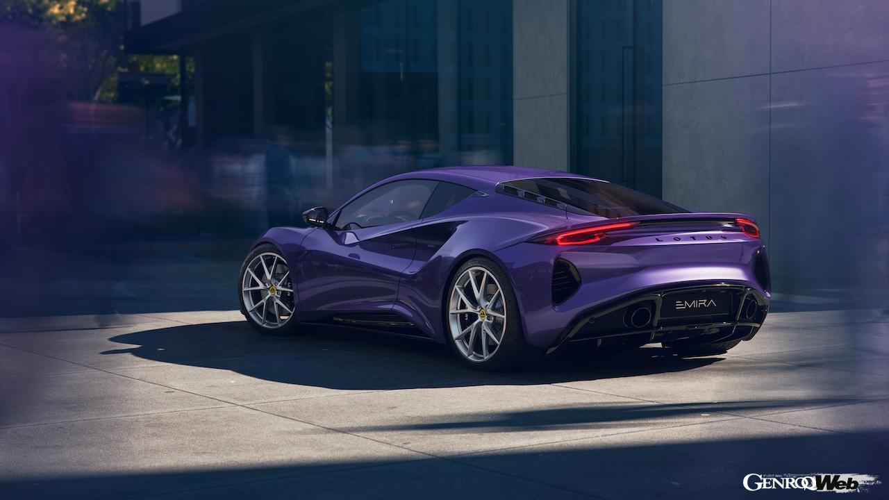 「ロータス エミーラ V6 SE」のエクステリア。