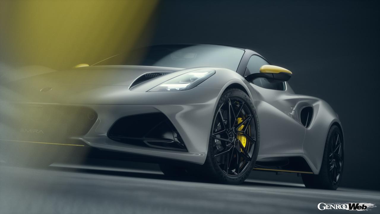 「ロータス エミーラ V6 SE」のエクステリア。