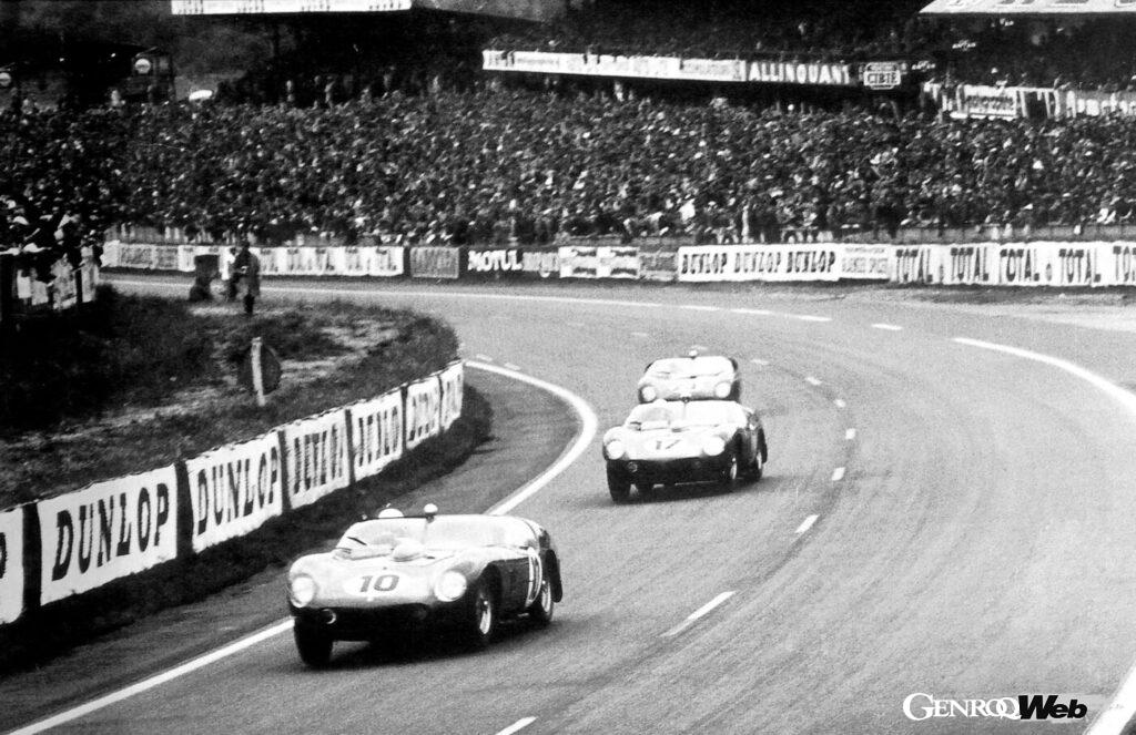 1960年代にフェラーリはル・マン24時間レース6連覇を達成。写真は1961年に総合優勝を飾った、250 テスタロッサ。