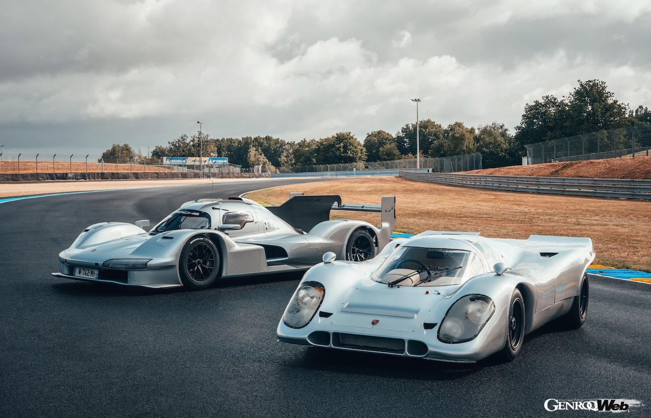 1974年4月、ドイツからフランスまで公道を走行したロッシ伯爵の917が、最新レーシングカー「963」をベースに完全再現された。
