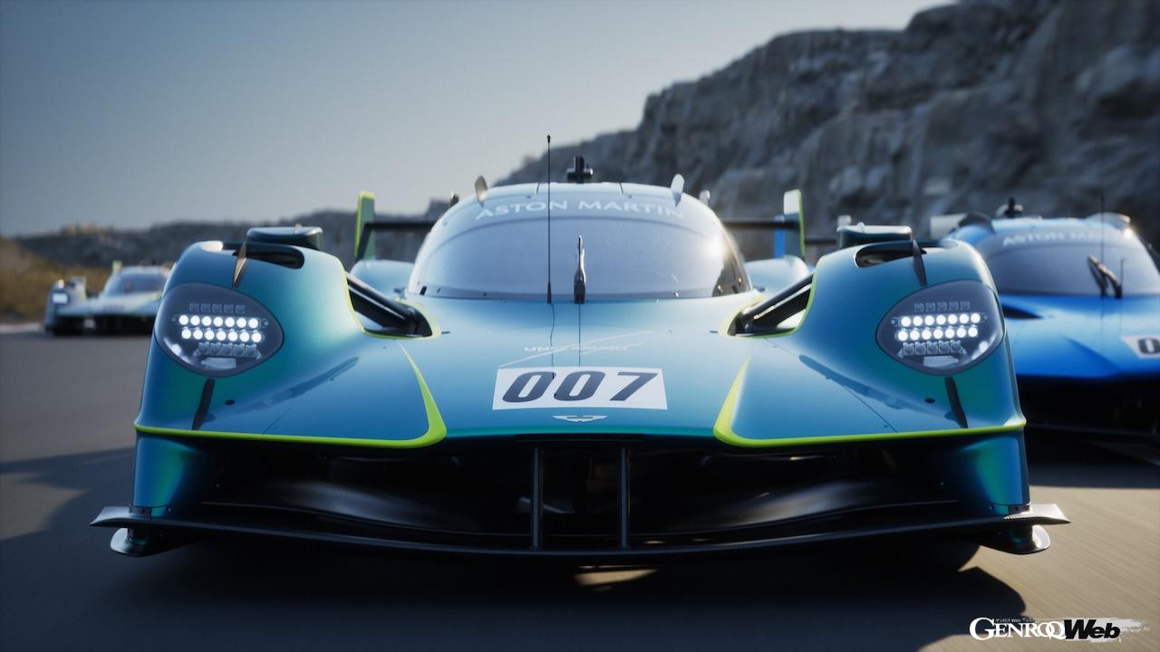 「アストンマーティン ヴァルキリー LM」のエクステリア。