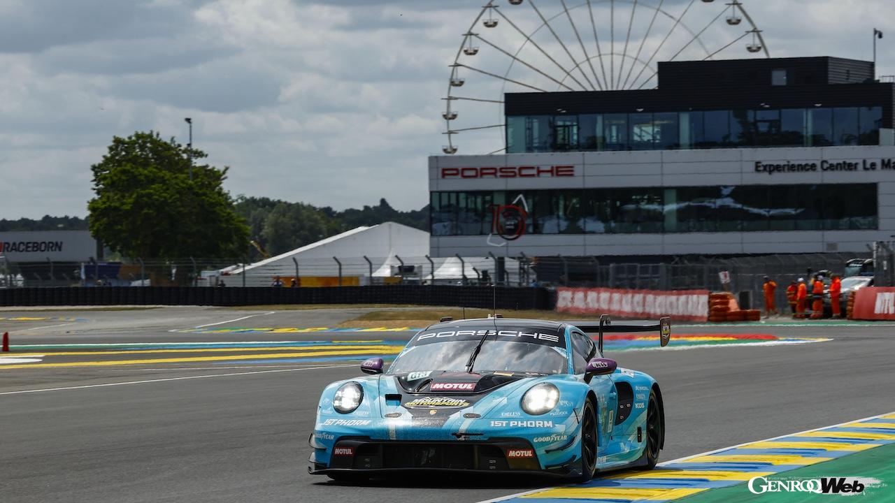 2025年シーズンのル・マン24時間レース、公式テストデイに参加した、ポルシェ 911 GT3 R LMGT3。