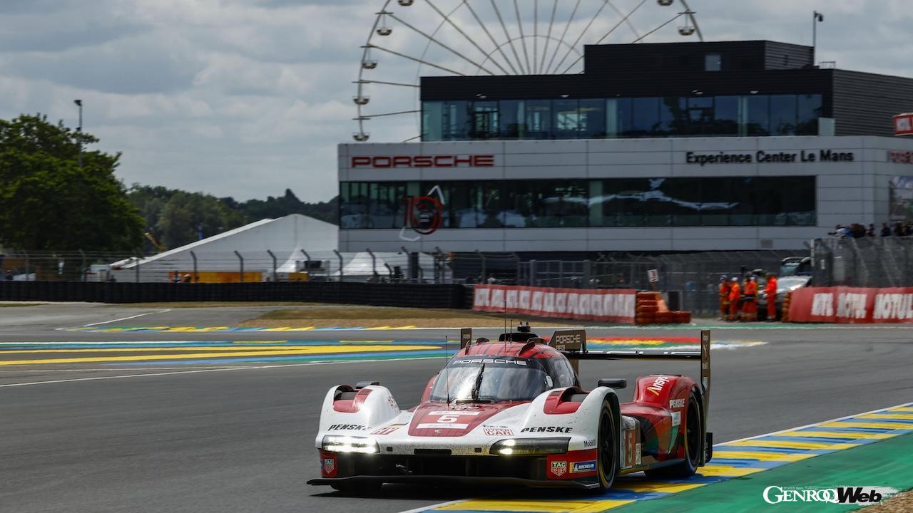 2025年シーズンのル・マン24時間レース、公式テストデイに参加した、ポルシェ 963。