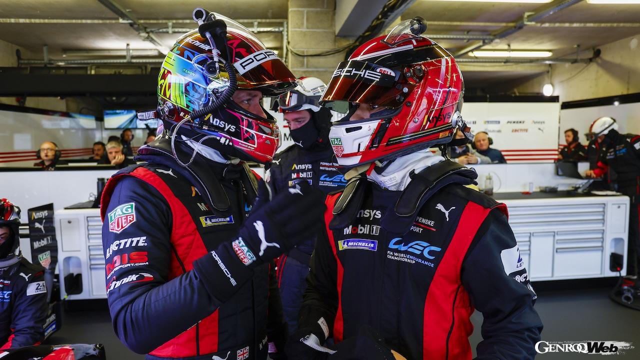 2025年シーズンのル・マン24時間レース、公式テストデイに参加した、ポルシェ 963。