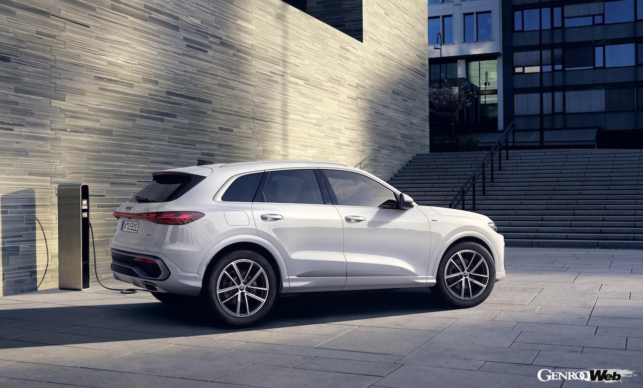 「アウディ Q5 e-hybrid」のエクステリア。