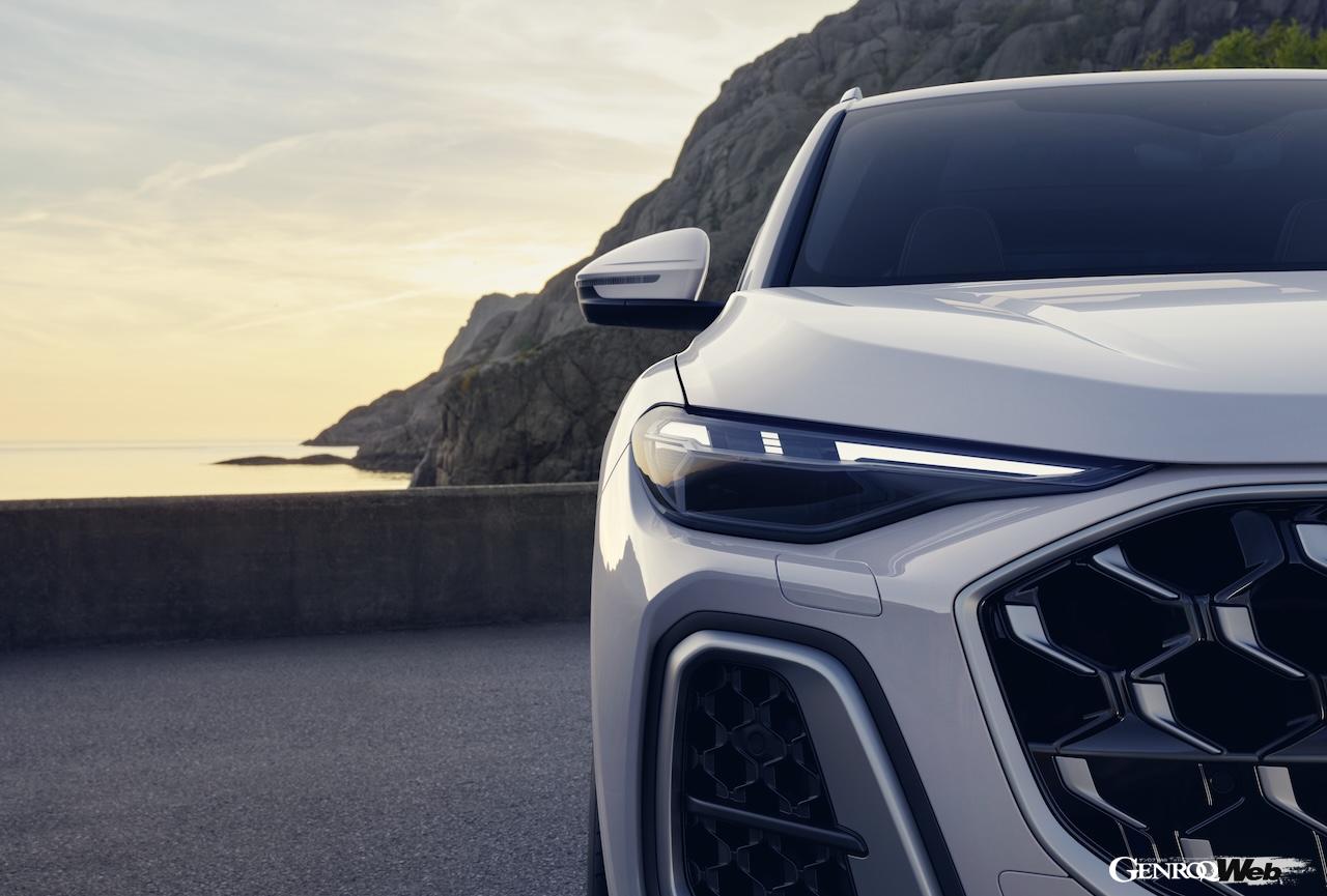 「アウディ Q5 e-hybrid」のエクステリア。