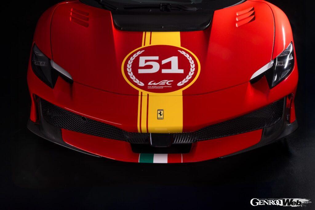 「ピロティ フェラーリ296 スペチアーレ」のエクステリア。