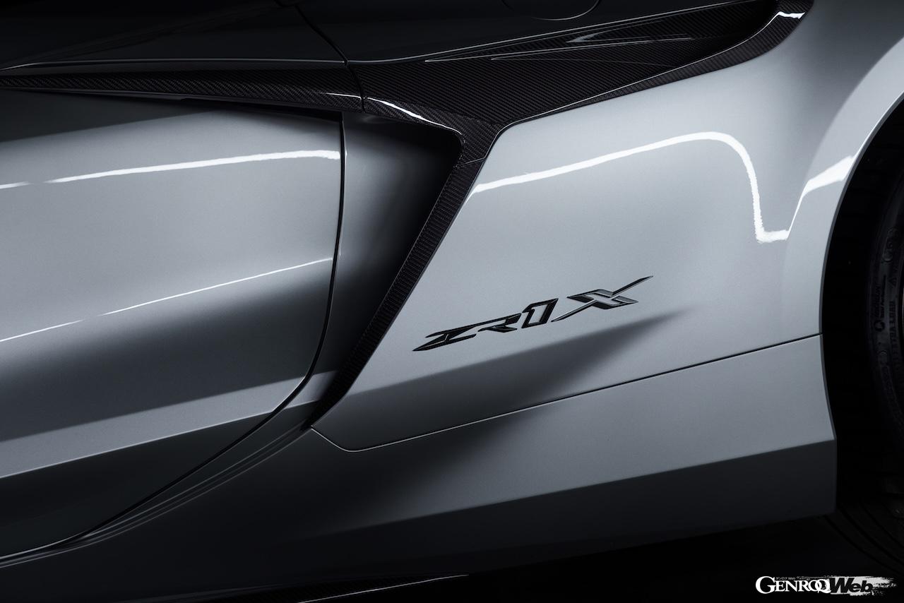 「シボレー コルベット ZR1X」のエクステリア。