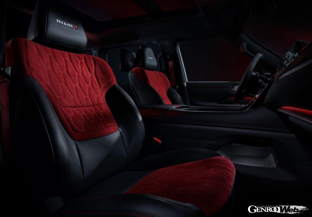 「日産 パトロール NISMO」のインテリア。
