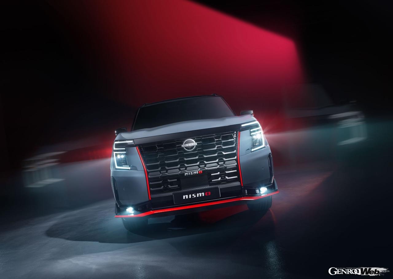 「日産 パトロール NISMO」のエクステリア。