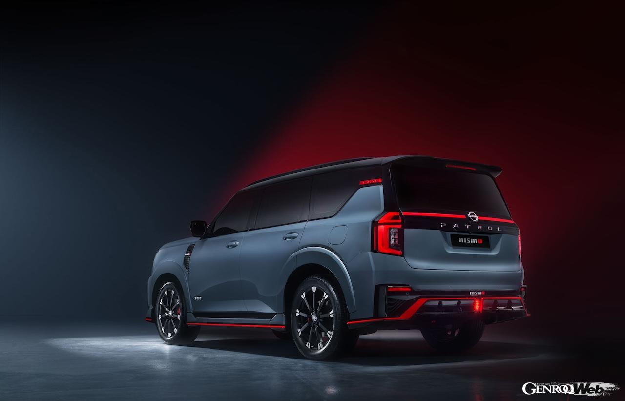 「日産 パトロール NISMO」のエクステリア。
