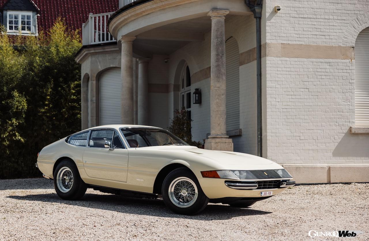 ザウテ・コンクール・オークションに出品される、1970年製「フェラーリ 365 GTB/4 デイトナ」。