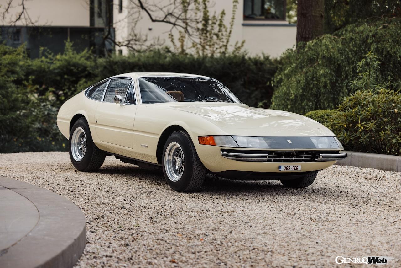 ザウテ・コンクール・オークションに出品される、1970年製「フェラーリ 365 GTB/4 デイトナ」。