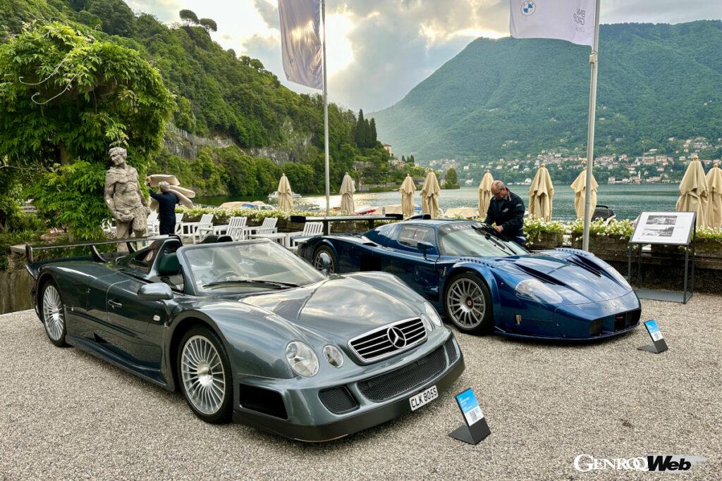 「メルセデス・ベンツ CLK-GTR」。