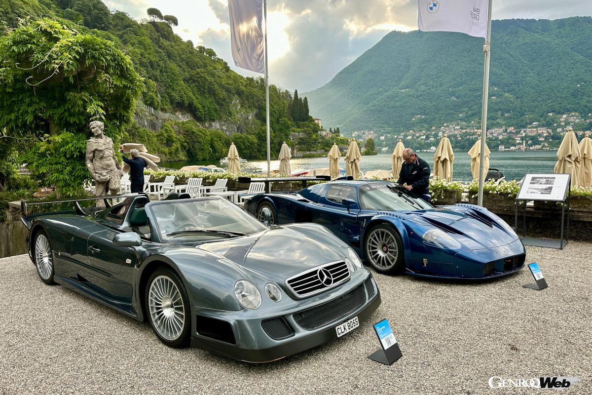 「メルセデス・ベンツ CLK-GTR」。