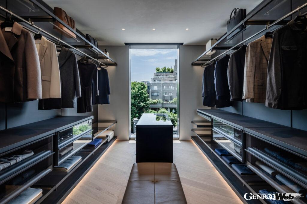 ウォークインクローゼット。