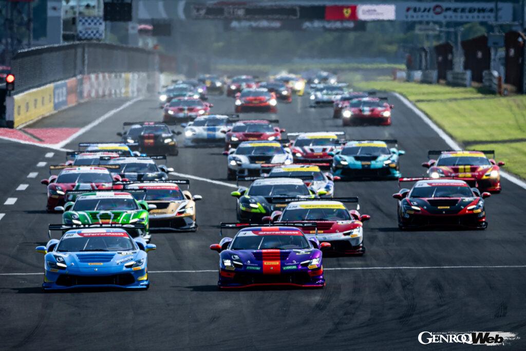 ラウンド3富士スピードウェイには、32台の296 チャレンジと、6台の488 チャレンジ Evoが参戦した。