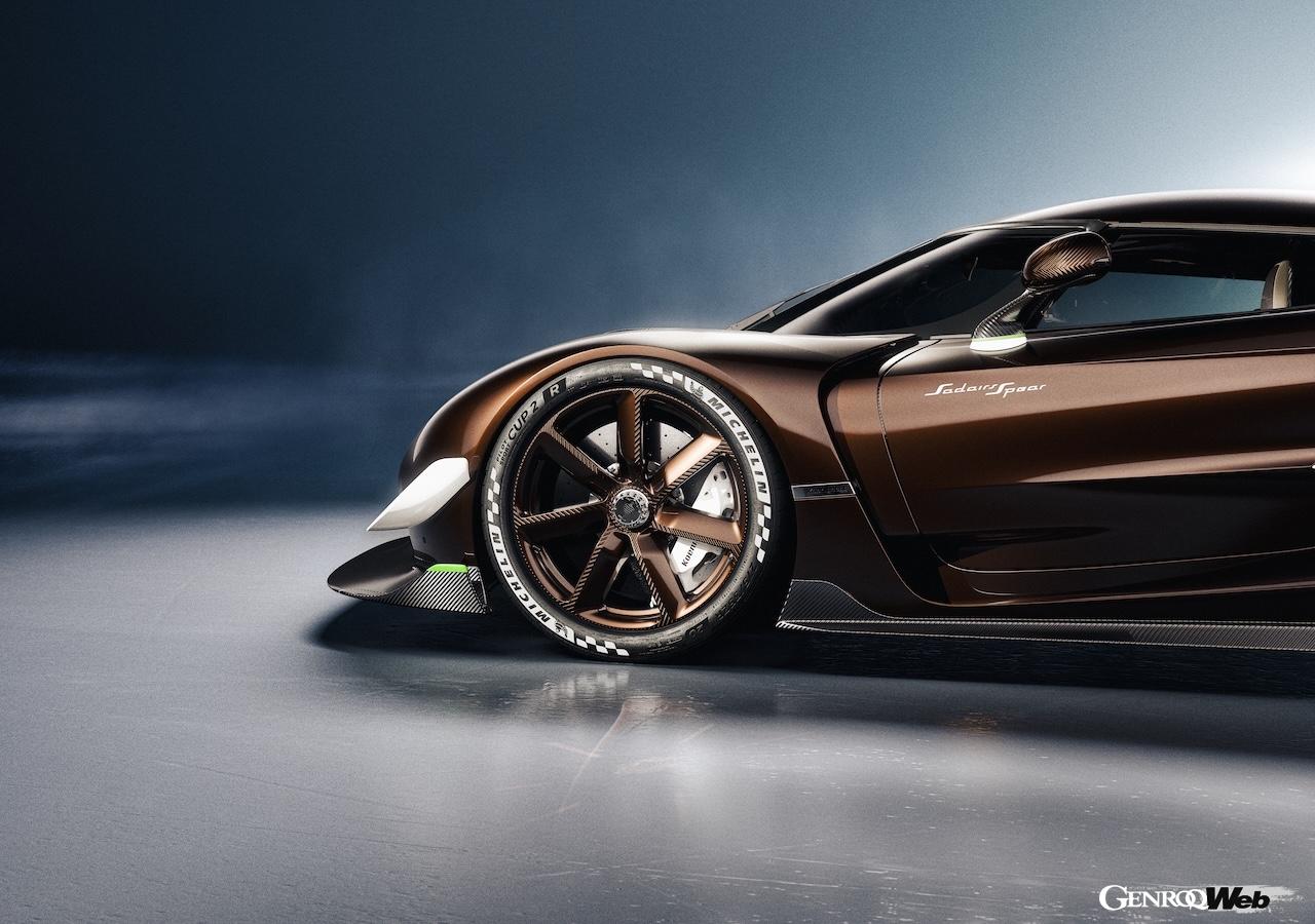 世界30台が限定販売される「ケーニグセグ サデアズ スピア」のエクステリア。