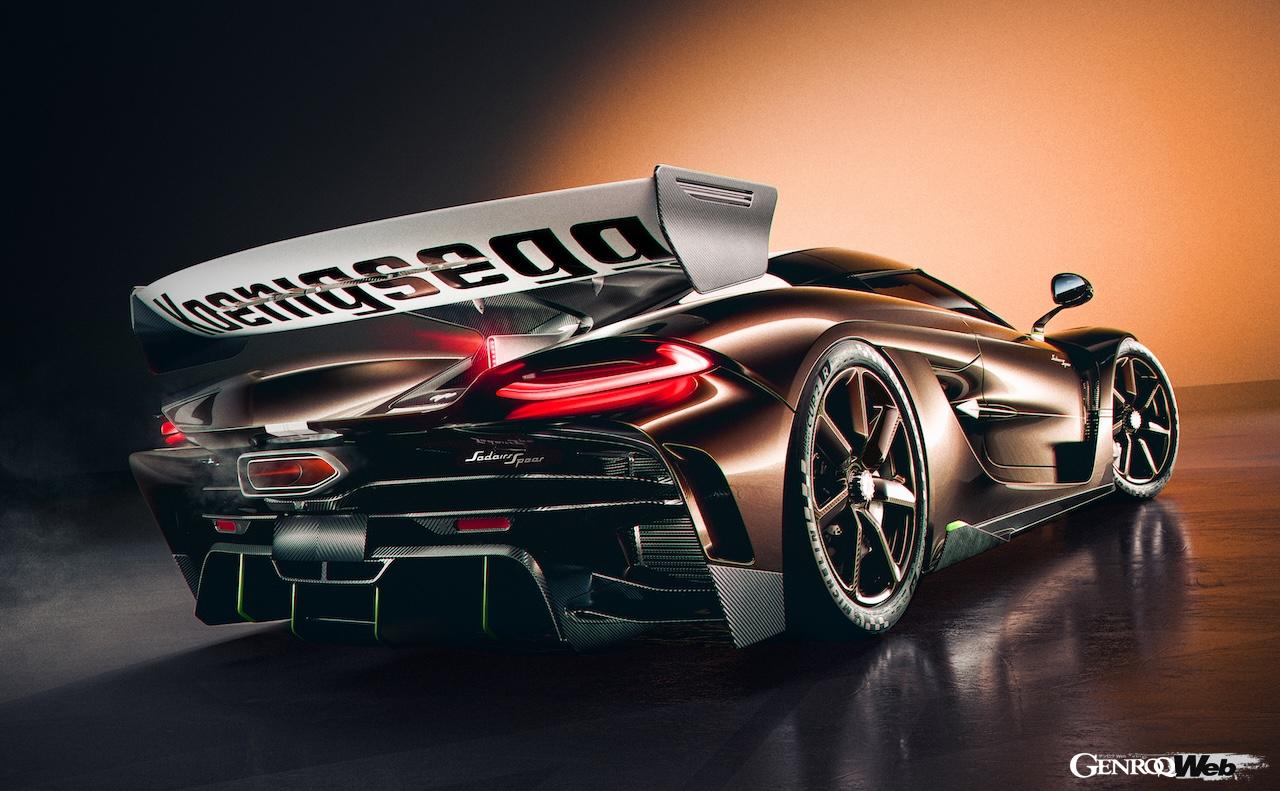 世界30台が限定販売される「ケーニグセグ サデアズ スピア」のエクステリア。