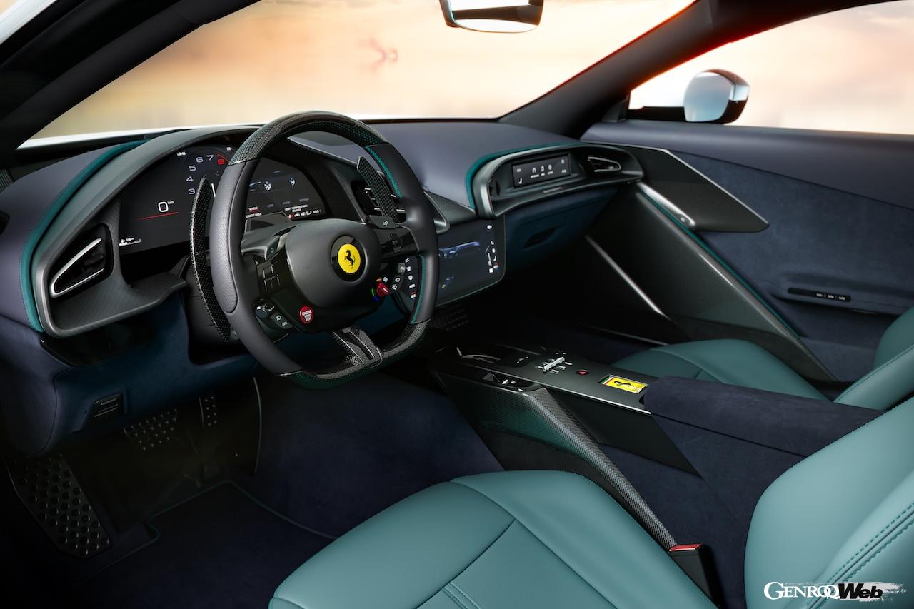 「フェラーリ アマルフィ」のインテリア。