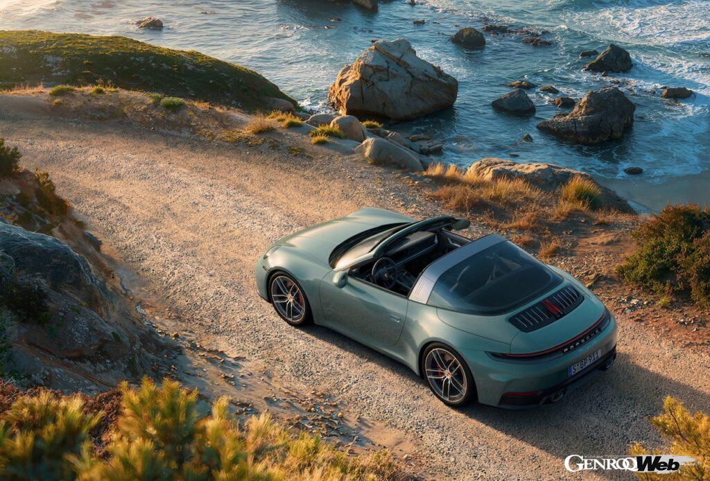 「ポルシェ 911 タルガ 4S」のエクステリア。