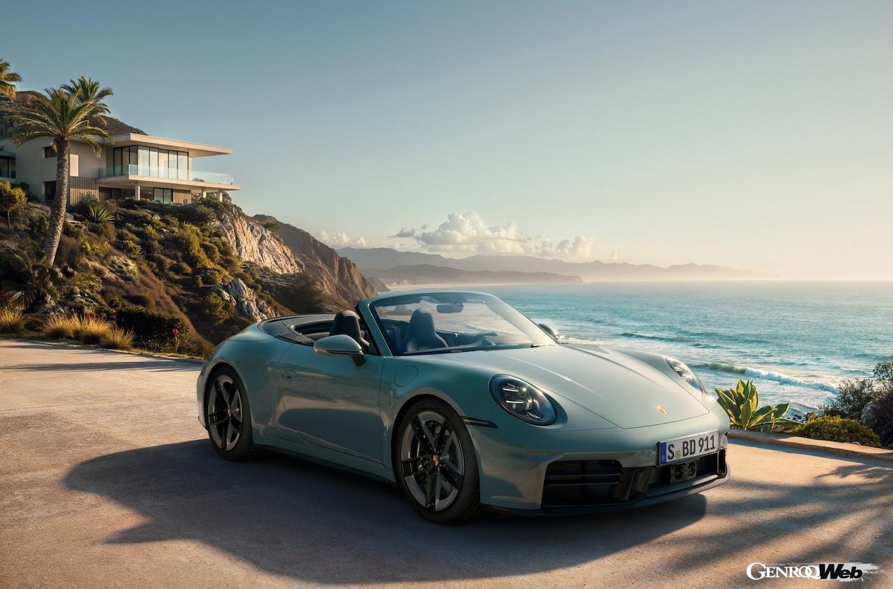 「ポルシェ 911 カレラ 4S カブリオレ」のエクステリア。