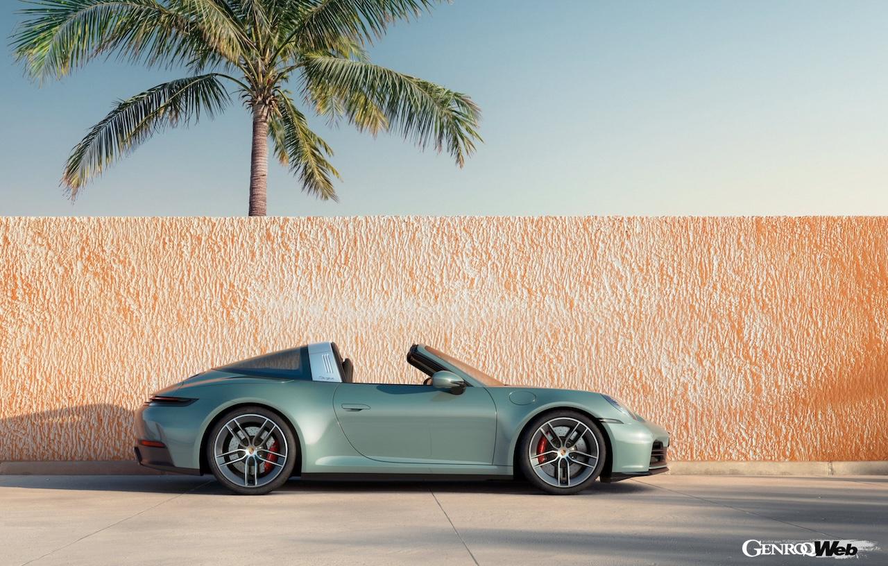 「ポルシェ 911 タルガ 4S」のエクステリア。