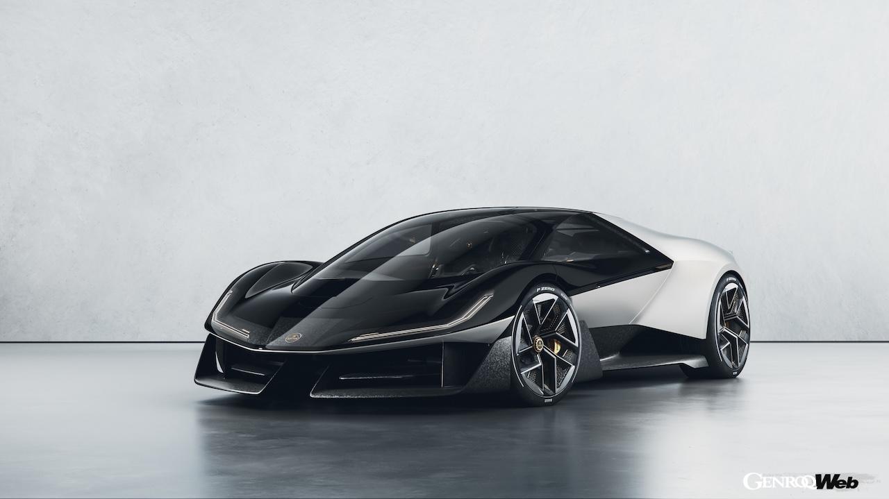 ロータスが、グッドウッドにおいて一般公開した「セオリー1」は、ロータスが考える未来のスーパースポーツを予告しているという。