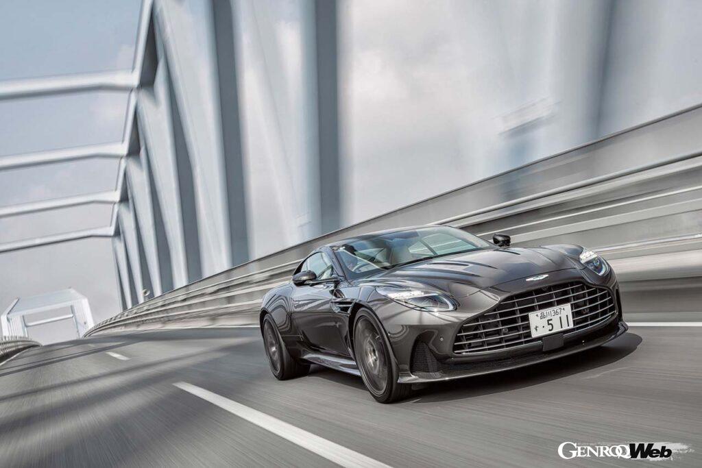 アストンマーティンを代表するV8搭載のグランドツーリング・スポーツカー「DB12」。ジェントルな大人にこそ似合う、スタイリッシュなモデルだ。